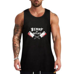 Benny le boucher débardeur vêtements de sport hommes haut sans manches t-shirt pour hommes hauts pour hommes
