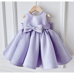 Robe de princesse 2025 filles nouvelle robe de soirée en satin haut de gamme pour demoiselle d'honneur