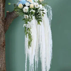 High Quality Multicolor Amaranthus Artificial Hanging Plant Yarn Ornament Simulated Amaranthus Caudatus Photo Props Accessories