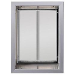 Wall Mount Pet Door in Silver, X-Large