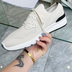 Chaussures de sport tricotées de haute qualité pour hommes, respirantes, pour les loisirs en plein air, style classique quatre saisons