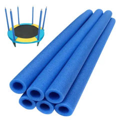 6pc Replacement Trampoline Enclosure Foam Trampoline Pole Sleeves 6 Pieces Sturdy Secure Accessories for Adults Teen Kids