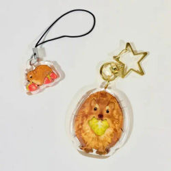 Cute Hyrax Acrylic Keychain Mini Rock Hyrax Phone&Keycharm Cartoon Animal Backpack Pendant Kawaii Fans Collectible Gift
