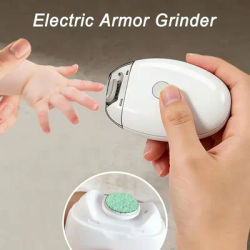 2 IN 1 Electric Nail Clipper Cutter with LED Light Automatic Nail Grinder Trimmer for Baby Mini Manicure Tool Nail Care
