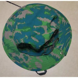 Chapeau Boonie camouflage palmiers allemands, vert et marron, printemps-automne, casquette ronde