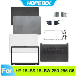 Pour ordinateur portable HP 15-BS 15T-BS 15-BW 15Z-BW -RA 15-RB 255 250 G6 TPN-C129 C130 – Cache arrière LCD / Cadre avant / Boîtier inférieur / Clavier 15,6 pouces
