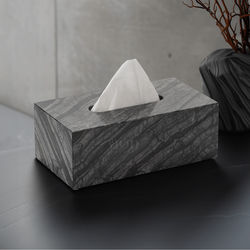 Timber Vein Marble Tissue Box | Default Title | MOD LIGHTING