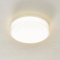 BEGA Plafoniera a LED 34278.1K3, dimmerabile, Bianco / Opale, Bagno, Metallo, Plafoniera LED