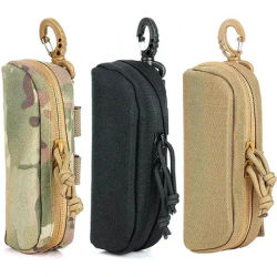 Étui tactique pour lunettes : nylon 1000D, antichoc, portable – Convient comme boîte pour lunettes de chasse et étui pour lunettes de soleil d'extérieur