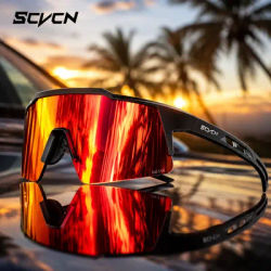 SCVCN 2026 New Photochromic Cycling Sunglasses Hiking Eyewear Driving Fishing Glasses for Men Women Travel Golf MTB Bike Goggles