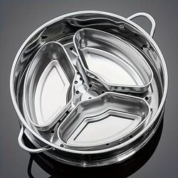 Set di 3/6 vassoi per cottura a vapore in acciaio inox - con coperchio, griglia a ventaglio, adatto per cuociriso, antipiega, resistente al calore, lavabile, accessori per cucina e ristorazione