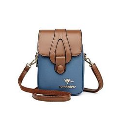 Borsa a tracolla da donna in similpelle multicolore per cellulare, con tracolla regolabile e mini borsa a spalla multi-scomparto, ideale per viaggi, vacanze, shopping, passeggiate e uso quotidiano.