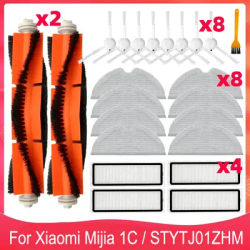 For Xiaomi Mijia 1C / STYTJ01ZHM T1 Dreame F9 Robot Vacuum Cleaner Hepa Filter Main Side Brush Mop Cloth Spare Part Accessories