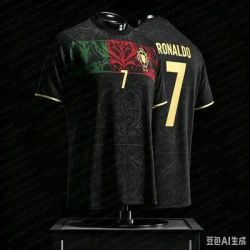 Nouveau Maillot Commémoratif 2026 – T-shirt de l'équipe du Portugal pour Hommes/Femmes/Enfants – Hauts de Sport et de Mode Décontractée