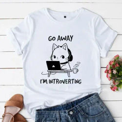 Vêtements d'été pour femmes, haut imprimé avec dessin animé, motif lapin, décontracté, à la mode, de haute qualité, amusant