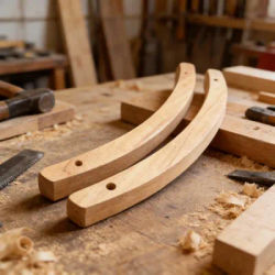 Thickened Solid Wood Is Not Afraid of Breaking Rocking Chair Wooden Legs DIY Furniture Accessories Lazy Recliner Rattan Sofa