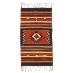 Zapotec Window,'Zapotec Wool Area Rug (2x3)'