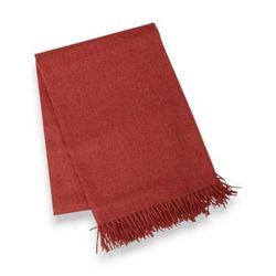 Blissful Dream in Russet,'Soft 100% Baby Alpaca Throw Blanket in Russet Red Shades'