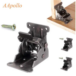 2/4/6 pcs Thickened Self Locking Folding Hinge Table Stool Folding Coffee Table Furniture Hinge Hardware Accessories with Screws