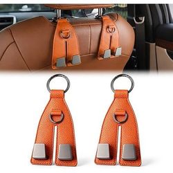 2 ganci per poggiatesta del sedile auto, ganci universali resistenti per sedile posteriore per borse, borsette, borse della spesa, zaini, vestiti e borse per lo shopping, accessori per