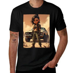 T-shirt de guerrière pour femme, coupe athlétique, haut de sport à manches courtes