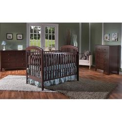 Pali Gala Fixed Sides Crib Mocacchino