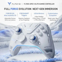 Flydigi APEX5 Elite Wireless Bluetooth Gaming Controllers Power Feedback Gamepad For PC/Switch/Andriod/iOS