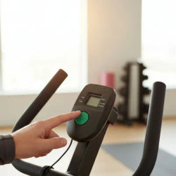 Exercise Bike Display Counter Tracks Time Speed Calories Distance Digital Speedometer Monitor for Fan Bike Exercise Bikes