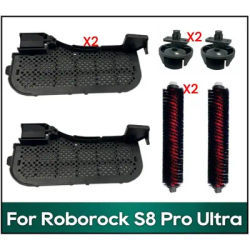 AEE2-High-Speed Cleaning Brush & Water Filter & Universal Wheel For Roborock S8 Pro Ultra /S8+ Robot Vacuum Cleaner Accessory