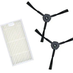 Primary HEPA Filter Side Brush Replacement for ILIFE V3 V3s V5 Pro X5 V55 V50 Robot Vacuum Cleaner Parts