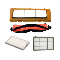 Robot Vacuum Cleaner Roller Brush Cover Dust Hepa Filter for ABIR X5,X6,X8,Genio Navi N600,PANDA EVO Robot Vacuum Cleaner Parts