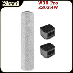 For Xiaomi Truclean W30 Pro/E303HW Wet Dry Vacuum Cleaner Robot Accessories Main Roller Brush HEPA Filter Replacement Parts
