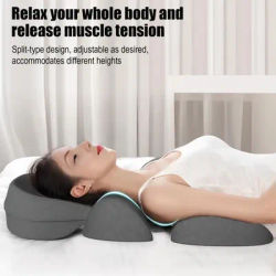 Recovery Headrest with Hollow Design Memory Foam Face Down Pillow for Home Spa Postoperative Recovery for Sleep for Massage