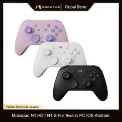 MOBAPAD N1s / N1 HD 2.4G Wireless Bluetooth Game Controller with Hall Joystick Gamepad for Nintendo Switch 2 PC IOS Android