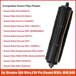Replacement Of Accessories For Xiaomi Robot Vacuum X20 Pro/B108GL,For DreameX40/X40 Master/X40 Ultra TriCut Brush Spare Parts