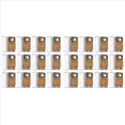 TFORU-24 Pcs For Xiaomi Roborock H6 H7 Robot Vacuum Cleaner Non Woven Dust Bag Professional Replacement Parts