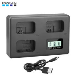 NP-FW50 NPFW50 chargeur de batterie 3 emplacements chargeur pour Sony Alpha ZV-E10 A6400 A6500 A6300 A6000 A7 A7R A7RII A7II A7SII A7S A7RII