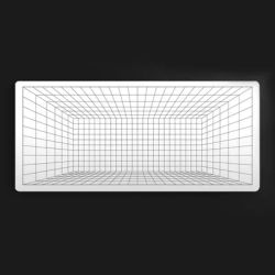 Tapis de Souris Minimaliste Grand Format Noir et Blanc – Tapis de Bureau Artistique pour Clavier et Souris d'Ordinateur Portable