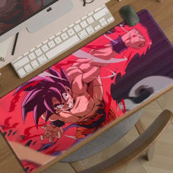 Tapis de Souris Dragon Ball Z XXL pour Garçons, Tapis de Clavier d'Ordinateur pour Jeux E-sport Bidimensionnels, Tapis de Bureau pour Étudiants