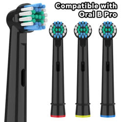 Têtes de brosse rotatives de rechange compatibles avec la brosse à dents électrique Oral B, tête de brosse à dents professionnelle pour Pro 1000/100/500