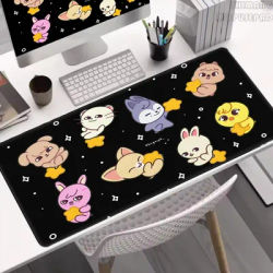 Grand tapis de souris de jeu K-Kpop Stray K-Kids S-Skzoos, tapis de souris pour PC, bureau, décoration mignonne, accessoires de bureau, tapis de bureau