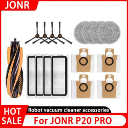 For JONR P20 PRO / T5 Pro Robot Vacuum Cleaner Accessories Main Side Brush Hepa Filter Mop Cloth Replacement