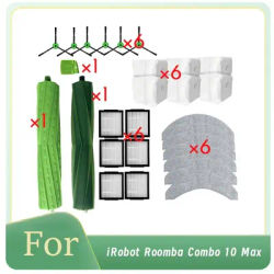 AEE4-For Irobot Roomba Combo 10 Max / J9 J7+/Plus Robot Vacuum Enhanced Cleaning Efficiency Ultra Durable Accessories