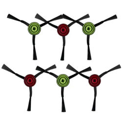 Premium Side Brush Set For Vistefly M203 Robot Vacuum Cleaner Spare Parts Made Of Material Package Includes 6 Brushes