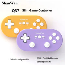 ShanWan Q37 Wireless Gaming Controller Bluetooth Mini Gamepad Micro Hall Double-Rocker Joystick For Android IOS PC Mobile Phone