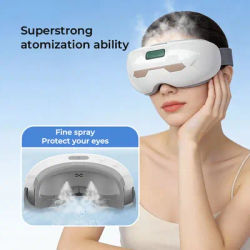 Lunettes de thérapie à l'hydrogène portables de haute technologie, soin des yeux, massage des yeux à haute fréquence H2, compression