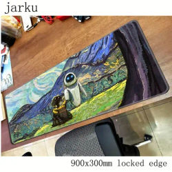 Van gogh tapis de souris gamer 900x300X3MM tapis de souris de jeu grand garçon cadeau ordinateur portable accessoires ordinateur portable padmouse tapis ergonomique