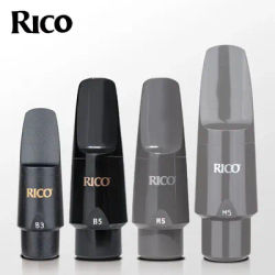 Saxophone importé Rico E-Flat Alto B-Flat Tenor Soprano, embouchure en bakélite B3 B5 M5 M7, adapté aux débutants