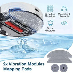 PZHI-16-Pack Replacement Kit For Roborock S8 Maxv Ultra Robot Vacuum Cleaner: Brush, Filter, Mop Pad, Dust Bag