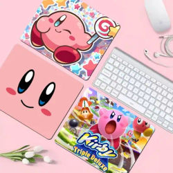Kirbys – tapis de souris antidérapant Kawaii, petits tapis de bureau, protection du poignet, décorations mignonnes, motif de dessin animé, tapis de souris E-Sports, cadeaux